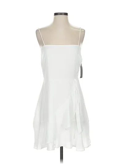 Pre-owned City Studio Cocktail Dress In White