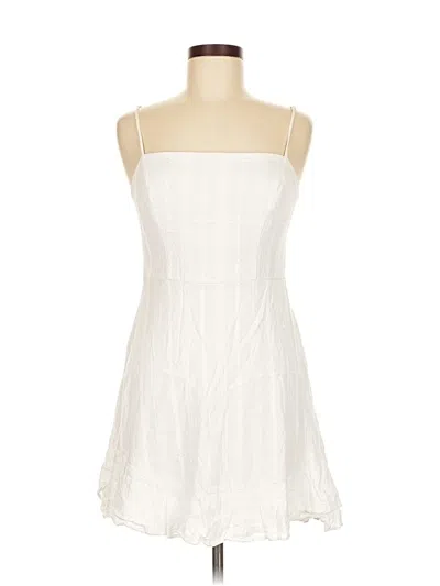 Pre-owned City Studio Cocktail Dress In White