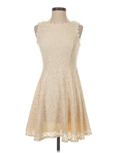 Pre-owned City Studio Cocktail Dress In White