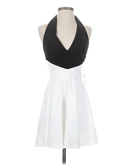 Pre-owned City Studio Cocktail Dress In White