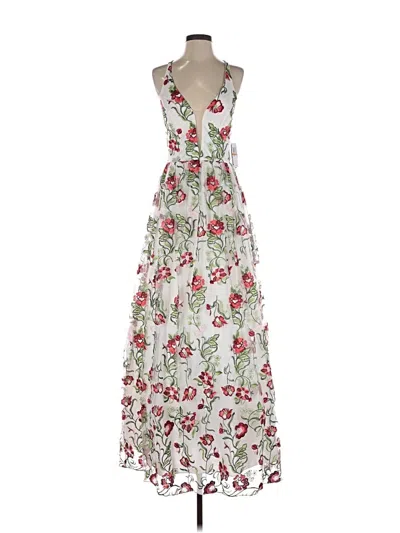 Pre-owned City Studio Cocktail Dress In White