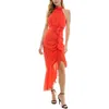 City Studio Juniors Womens Halter Mini Cocktail And Party Dress In Multi