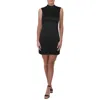 City Studio Juniors Womens Knit Sleeveless Bodycon Dress In Black