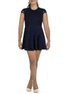 CITY STUDIO JUNIORS WOMENS LACE SHORT FIT & FLARE DRESS