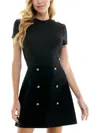 CITY STUDIO JUNIORS WOMENS MINI EMBELLISHED FIT & FLARE DRESS