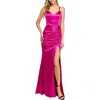 City Studio Juniors Womens V Neck Embellished Back Maxi Dress In Multi