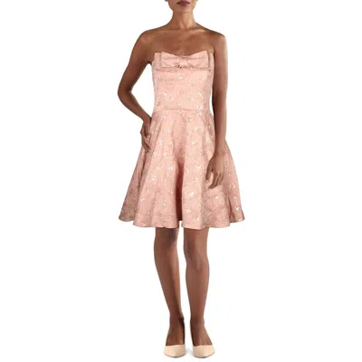 City Studio Womens Sequined Mini Cocktail And Party Dress In Gold