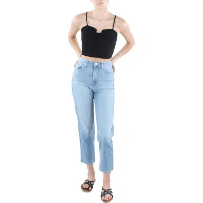 City Studios Juniors Womens Knit Smocked Cropped In Black