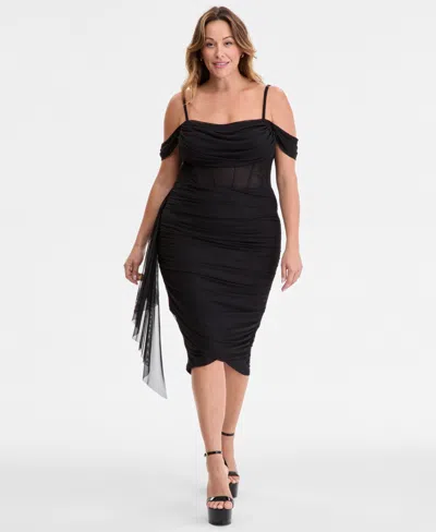 City Studios Trendy Plus Size Corset Madi Dress