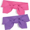 City Threads Kids'  100% Cotton Knotted Headband 2-pack In Multi