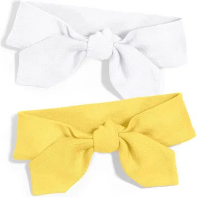 City Threads Kids'  100% Cotton Knotted Headband 2-pack In Multi