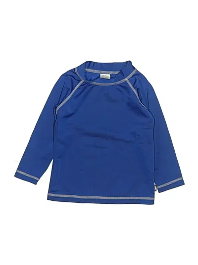 Pre-owned City Threads Kids' 3/4 Sleeve T-shirt In Blue
