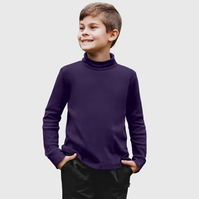 City Threads Kids'  Boys And Girls Soft Cotton Turtleneck In Animal Print