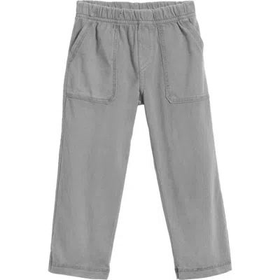 City Threads Kids'  Boys Soft 100% Cotton 3-pocket Jersey Pants In Gray