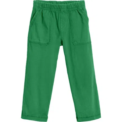 City Threads Babies'  Boys Soft Cotton 3-pocket Jersey Pants In Green