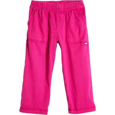 City Threads Babies'  Boys Soft Cotton 3-pocket Jersey Pants In Pink