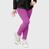 City Threads Kids'  Girls 100% Cotton Leggings In Purple