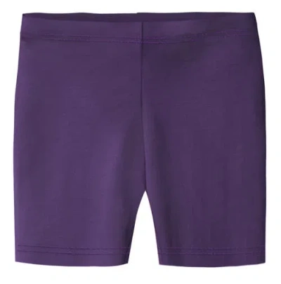 City Threads Babies'  Girls 100% Soft Cotton Bike Shorts In Blue