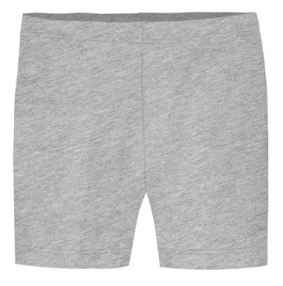 City Threads Kids'  Girls 100% Soft Cotton Bike Shorts In Gray