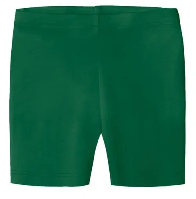 City Threads Kids'  Girls 100% Soft Cotton Bike Shorts In Green