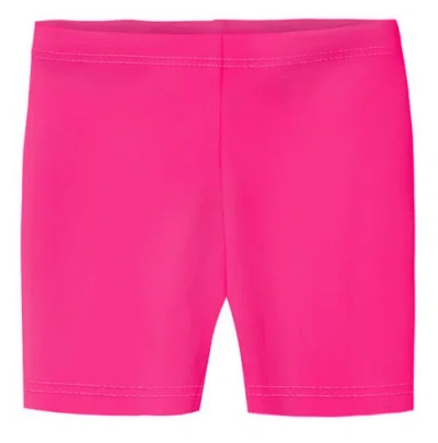 City Threads Babies'  Girls 100% Soft Cotton Bike Shorts In Pink