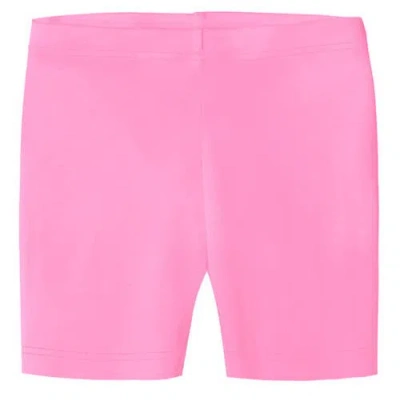 City Threads Babies'  Girls 100% Soft Cotton Bike Shorts In Pink