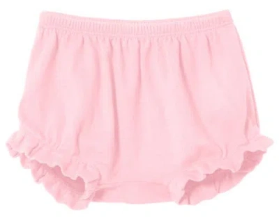 City Threads Babies'  Girls Soft Cotton Bloomer Diaper Cover In Pink