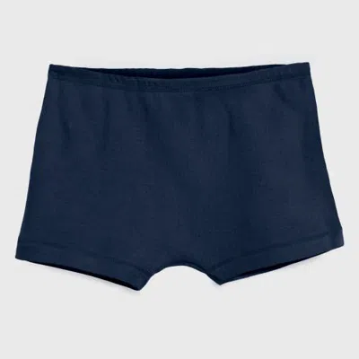 City Threads Girls Soft Cotton Boyshort Underwear (toddler, Little Kid, Big Kid) In Navy