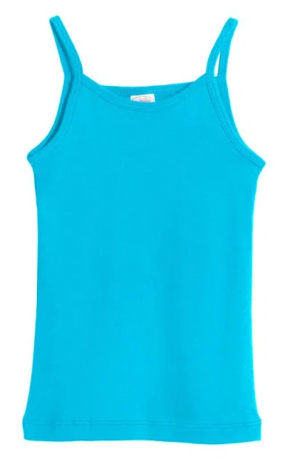 City Threads Kids'  Girls Soft Cotton Camisole In Blue