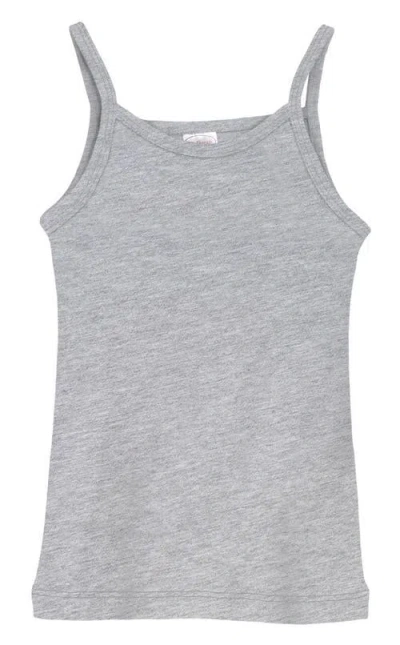 City Threads Babies'  Girls Soft Cotton Camisole In Gray