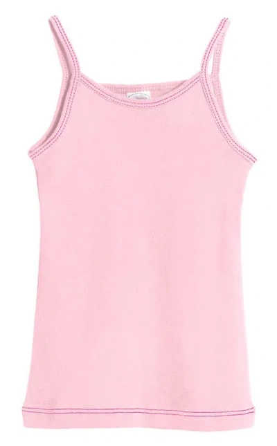 City Threads Babies'  Girls Soft Cotton Camisole In Pink