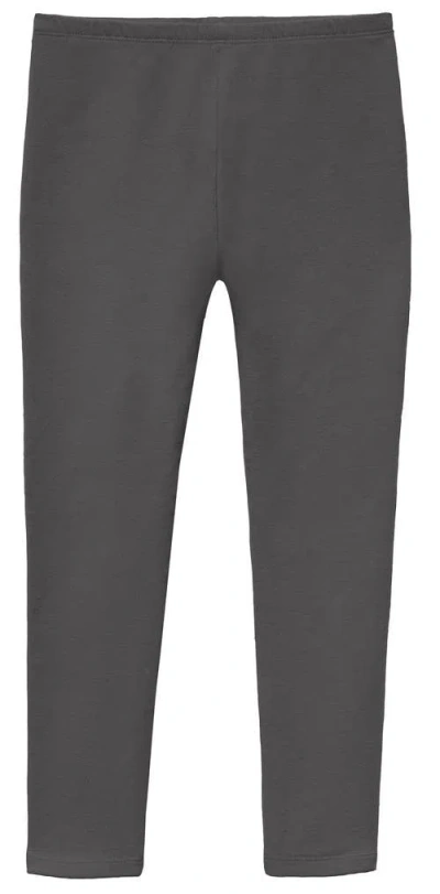 City Threads Babies'  Girls Soft Fleece Stretch Leggings In Brown