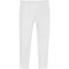 City Threads Kids'  Girls Soft Fleece Stretch Leggings In White