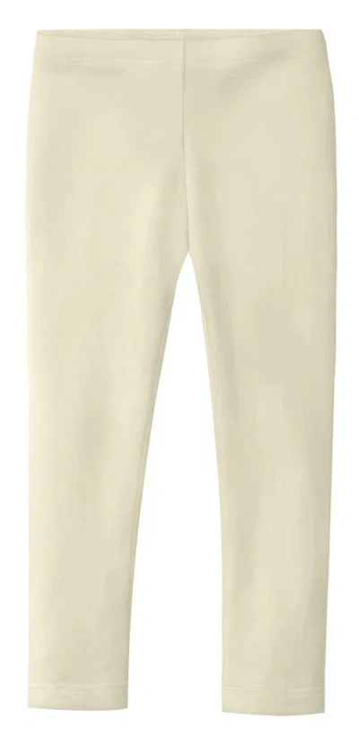 City Threads Kids'  Girls Soft Organic Cotton Leggings In Neutral
