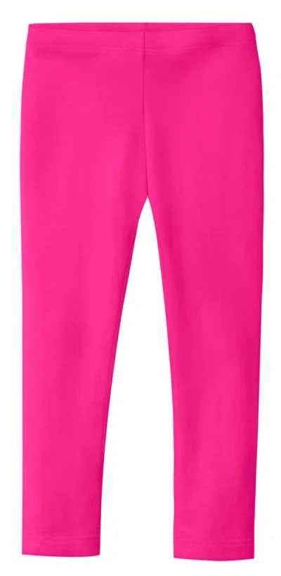 City Threads Kids'  Girls Soft Organic Cotton Leggings In Pink