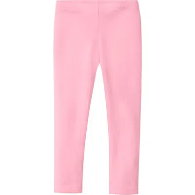 City Threads Babies'  Girls Soft Organic Cotton Leggings In Pink