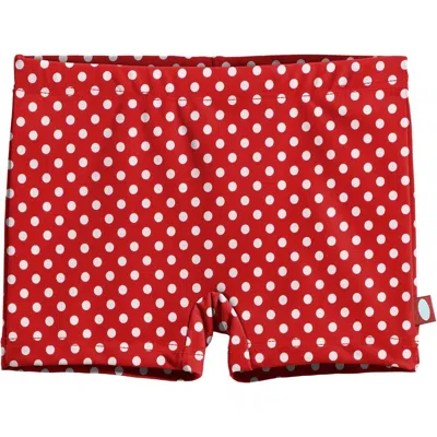 City Threads Kids'  Girls Upf 50+ Printed Swim Boy Shorts In Animal Print