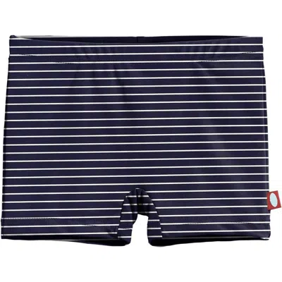 City Threads Kids'  Girls Upf 50+ Printed Swim Boy Shorts In Black