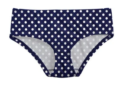 City Threads Kids'  Girls Upf 50+ Printed Swim Briefs In Blue