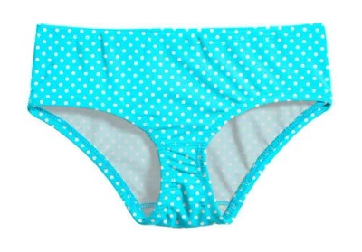 City Threads Kids'  Girls Upf 50+ Printed Swim Briefs In Blue