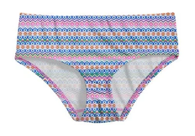 City Threads Kids'  Girls Upf 50+ Printed Swim Briefs In Multi