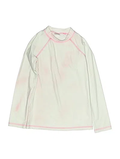 Pre-owned City Threads Kids' Long Sleeve T-shirt In Ivory