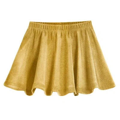 City Threads Kids'  Novelty Circle Skirt In Gold
