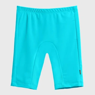 City Threads Kids'  Nylon/spandex Blend Upf 50+ Swim Jammer In Blue
