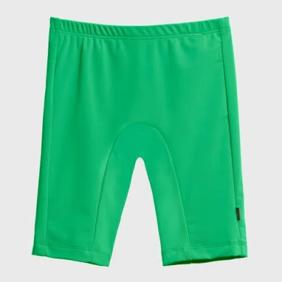 City Threads Kids'  Nylon/spandex Blend Upf 50+ Swim Jammer In Green