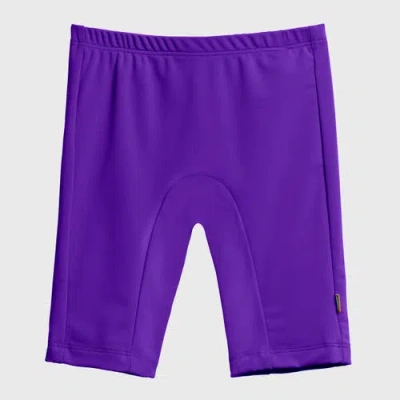 City Threads Nylon/spandex Blend Upf 50+ Swim Jammer In Purple