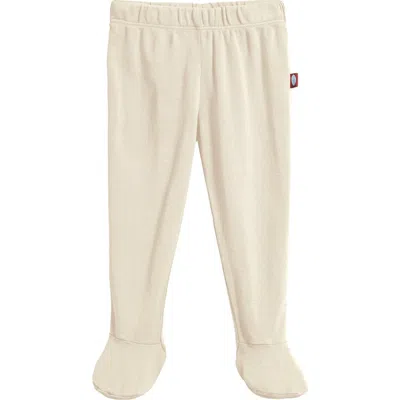 City Threads Kids'  Organic Cotton Soft Footed Baby Pants In White