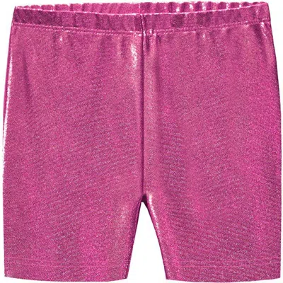 City Threads Kids'  Printed Novelty Bike Shorts In Pink