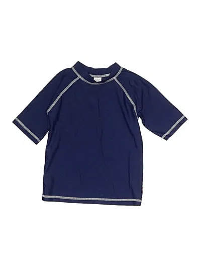 Pre-owned City Threads Kids' Rash Guard In Blue