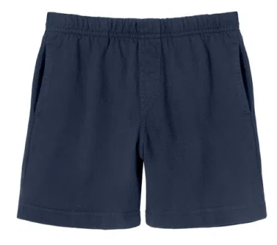 City Threads Kids'  Soft Cotton Above-knee Side Pocket Shorts In Blue